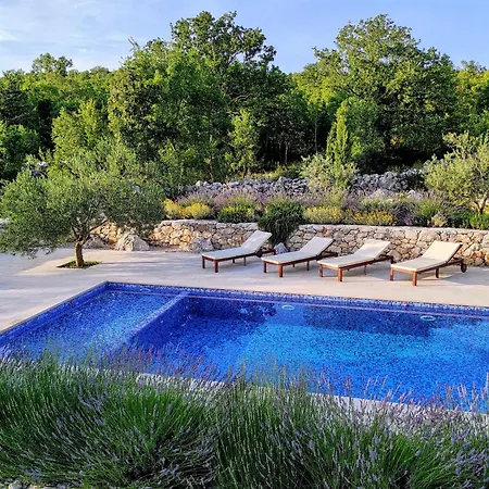 Nyaraló Charming Stone House With Private Pool & Jacuzzi - Vera Blato na Cetini